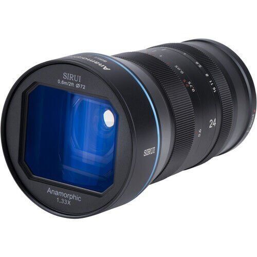 Sirui 24mm F2.8 1.33x APS-C Anamorfik Lens (MFT Mount) – Profesyonel Video Lens | 2 Yıl Türkiye Distribütör Garantili