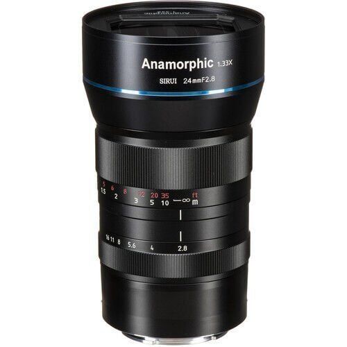 Sirui 24mm F2.8 1.33x APS-C Anamorfik Lens (MFT Mount) – Profesyonel Video Lens | 2 Yıl Türkiye Distribütör Garantili