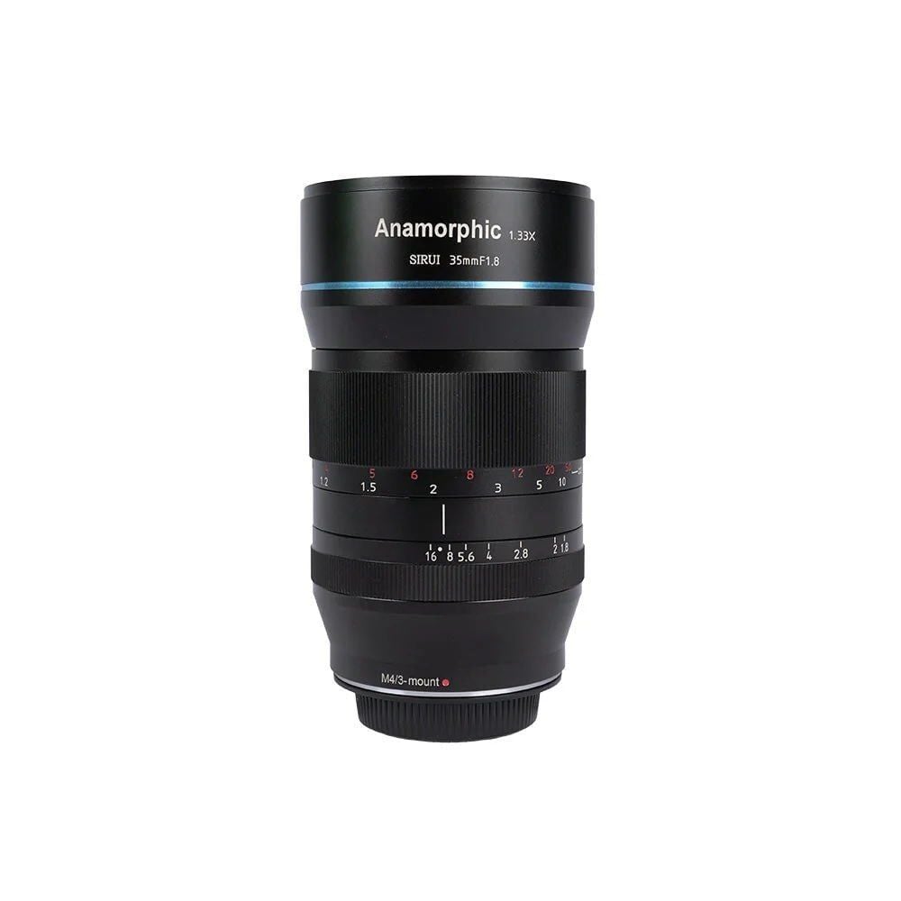 Sirui 35mm f/1.8 1.33x APS‑C Anamorfik Lens (MFT + E Mount Adaptör) – Profesyonel Sinema Lens