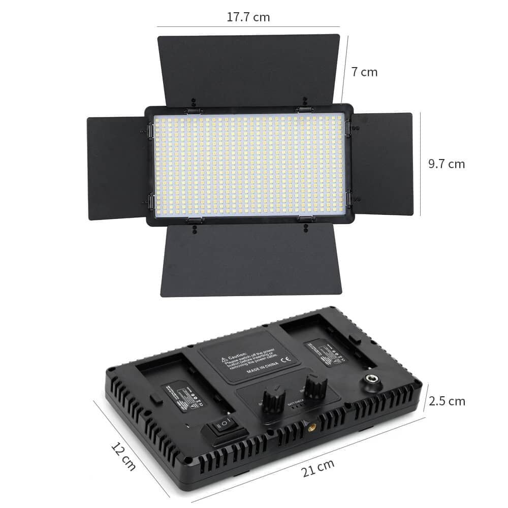 Mamen Panel Led Pro600 Bicolor kamera üstü Işık