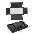 BF Pro Panel Led Pro 600 Bi-Color kamera üstü Işık ( 2 Adet f770 Batarya ve Şarj Aleti hediye )