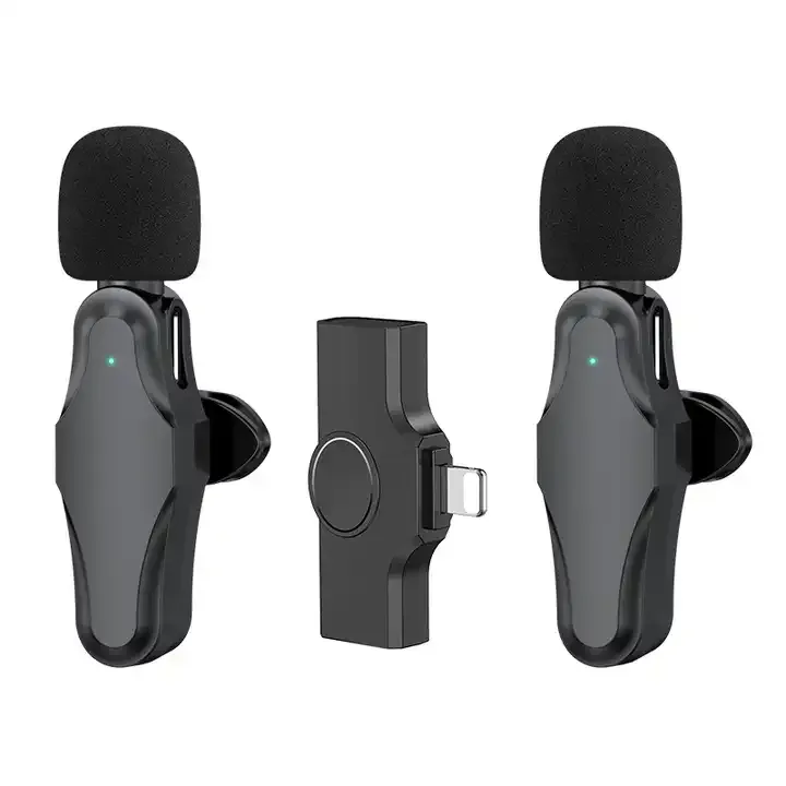 Mamen K21 İkili Kablosuz Yaka Mikrofonu (Telefon)