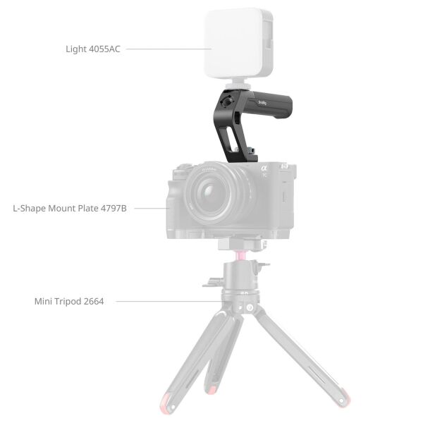 SmallRig 5976   Hot Shoe Bağlantılı  Üst Sap