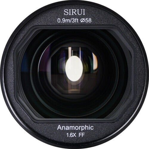 Sirui Saturn 35mm T2.9 1.6x Full-Frame Karbon Fiber Anamorfik Lens (E Mount, Mavi Flare)