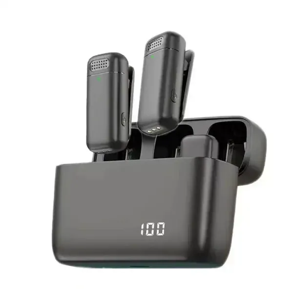 Mamen KM-13 İkili Kablosuz Yaka Mikrofonu (Telefon)