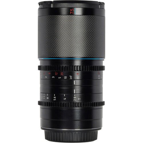 Saturn 75mm T2.9 1.6x Carbon Fiber Full-frame Anamorphic E Mount (Blue Flare)