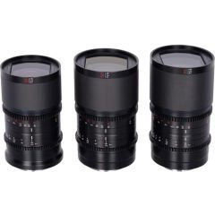 Saturn 1.6x Carbon Fiber Full-frame Anamorphic Lens Set E Mount (35mm, 50mm, 75mm, Blue Flare)