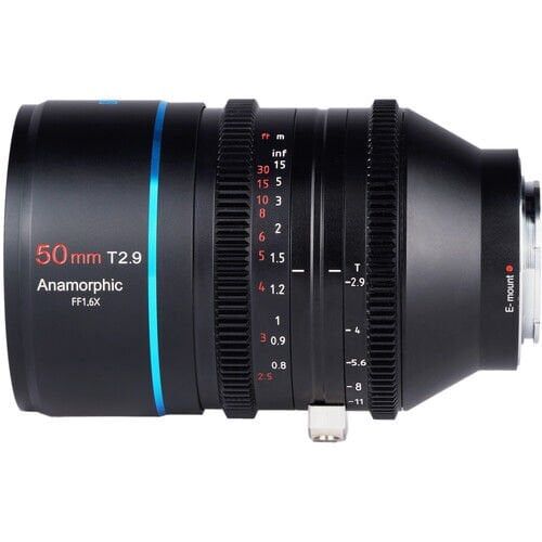 Sirui VENUS 50mm T2.9 1.6x Full-Frame Anamorfik Lens (E Mount)