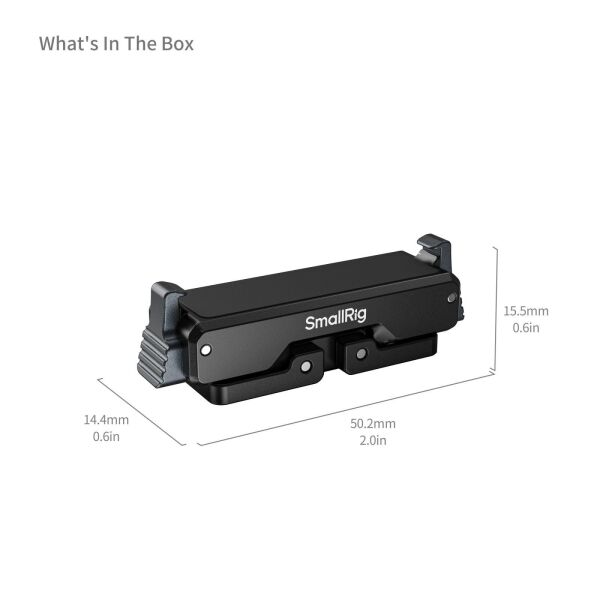 SmallRig 5919 Insta360 GO için Hızlı Çıkarma Montaj Adaptörü