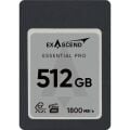 Exascend Essential PRO 512GB CF Express 4.0 Type A YENİ - VPG400-certified - up to 1,800 MB/s read and 1,650 MB/s write