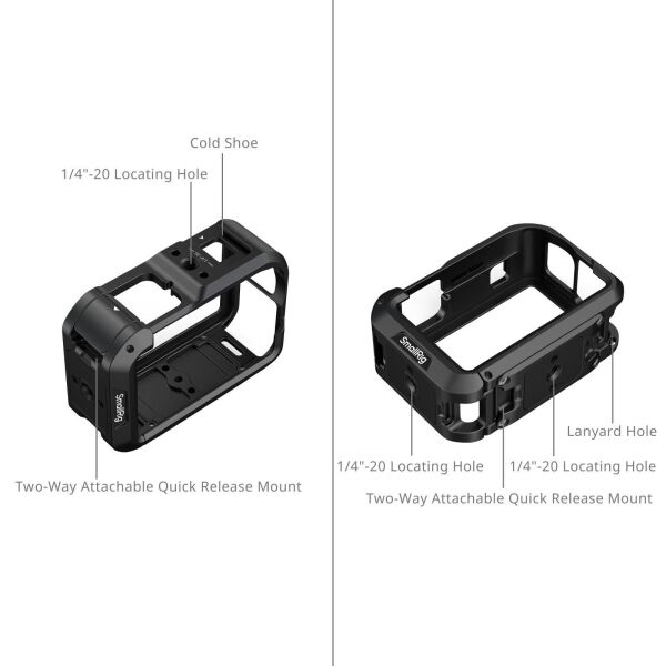 SmallRig 5887 DJI Osmo Action 6 (Gelişmiş Sürüm) için Kafes