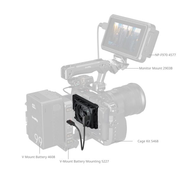 SmallRig 5874 Nikon ZR için Soğutma Fanı