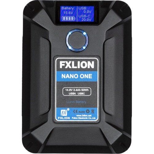 FXLION Nano ONE 50Wh 14.8V Ultra-Compact V-Mount Pil