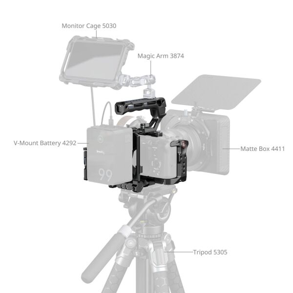 SmallRig 5823 Sony FX3 / FX30 için Kafes Kiti