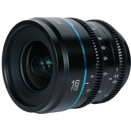 Sirui Nightwalker 16mm T1.2 S35 Cine Lens (E Mount, Siyah)