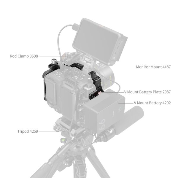 SmallRig 5810 Canon EOS C80  için  Kafes