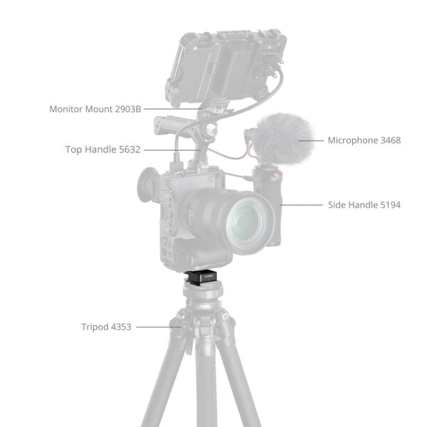 SmallRig 5802 Arca Tipi Hızlı Çıkarma Plakası