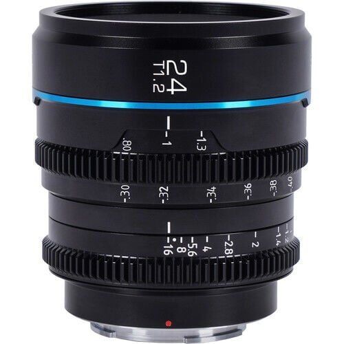 Sirui Nightwalker 24mm T1.2 S35 Cine Lens (X Mount, Siyah)