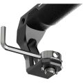 Top Handle with 3/8''-16 ARRI Locating Pins Mount, Camera Cage Silicone Top Handgrip with Cold Shoe with Safety Pins (YENİ)