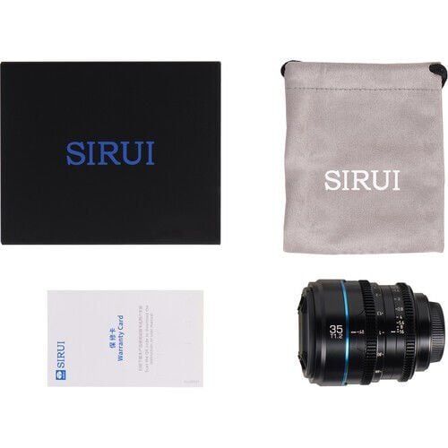 Sirui Nightwalker 35mm T1.2 S35 Cine Lens (X Mount, Siyah)