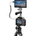 ZV-E10 Camera Cage with Silicone Grip and HDMI Cable Clamp, Cage for Sony ZV-E10