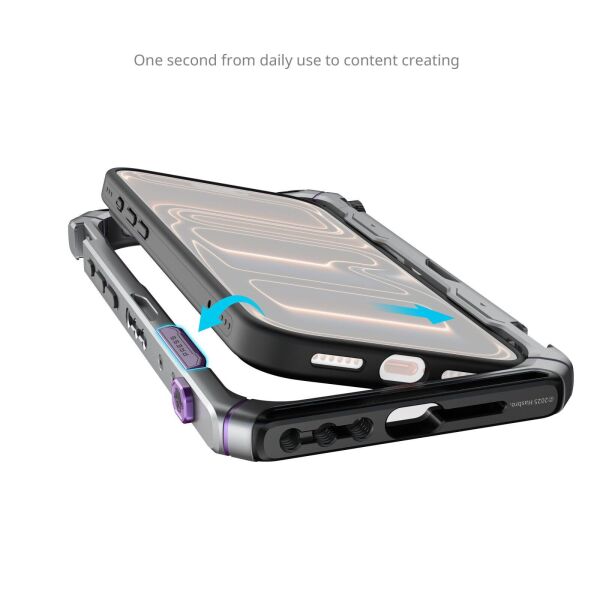 SmallRig 5585 Megatron Edition iPhone 17 Pro  için Çift El Tipi Mobil Cihaz Kiti