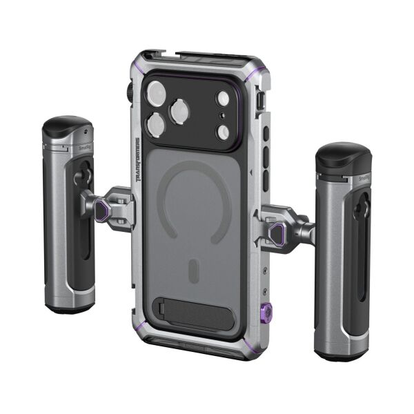 SmallRig 5584 Megatron Edition iPhone 17 Pro Max için Çift El Tipi Mobil Cihaz Kiti