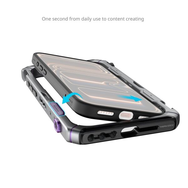SmallRig 5584 Megatron Edition iPhone 17 Pro Max  için Çift El Tipi Mobil Cihaz Kiti