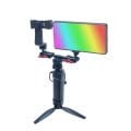 GDX CF-135 RGB Telefon Vlog + El Tipi Powerbank Tripod Batarya