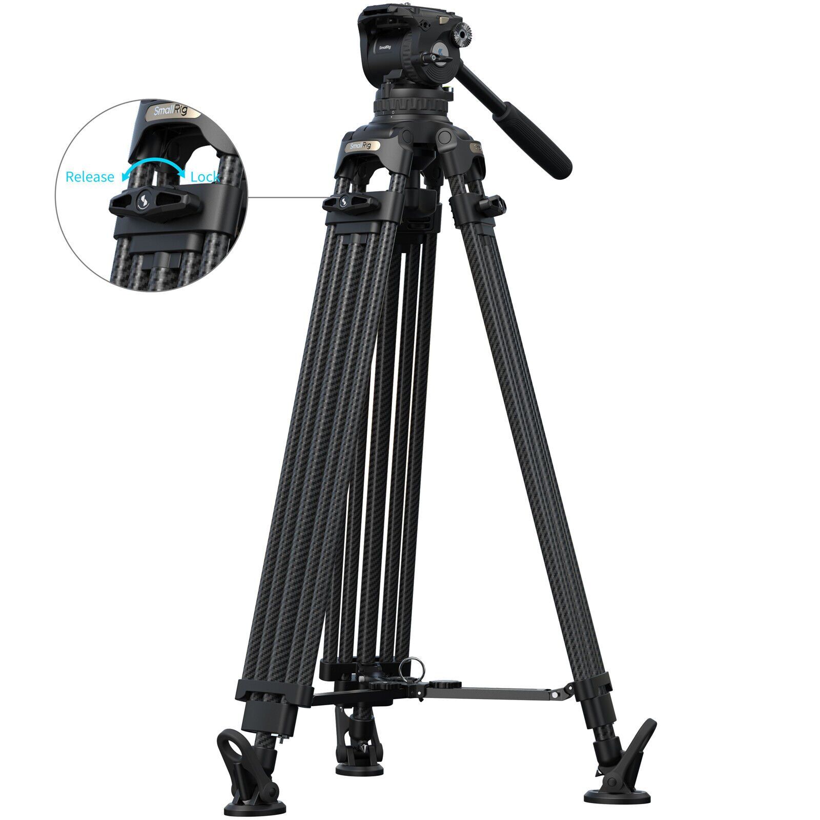SmallRig 5578 FSD18 FreeSpeed Ağır Hizmet Tipi Karbon Fiber Tripod