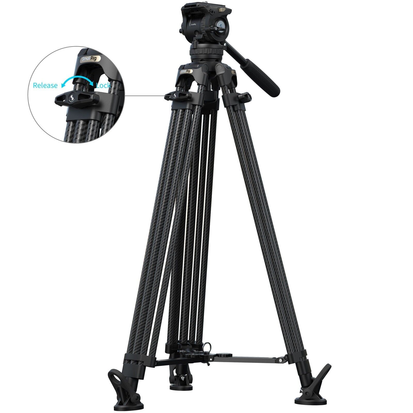 SmallRig 5580 FSD16 FreeSpeed Ağır Hizmet Tipi Karbon Fiber Tripod