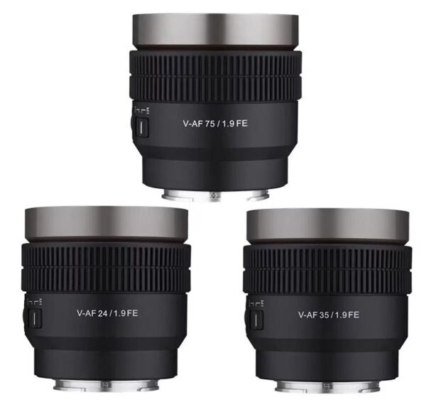 Samyang V-AF 24/35/75mm T1.9 Lens Kiti (Lens Station Hediye)