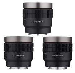 SAMYANG V-AF 24/45/75 T1.9 (Lens Station Hediye)