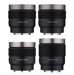 SAMYANG V-AF 24/45/75/100 T1.9 (Lens Station Hediye)