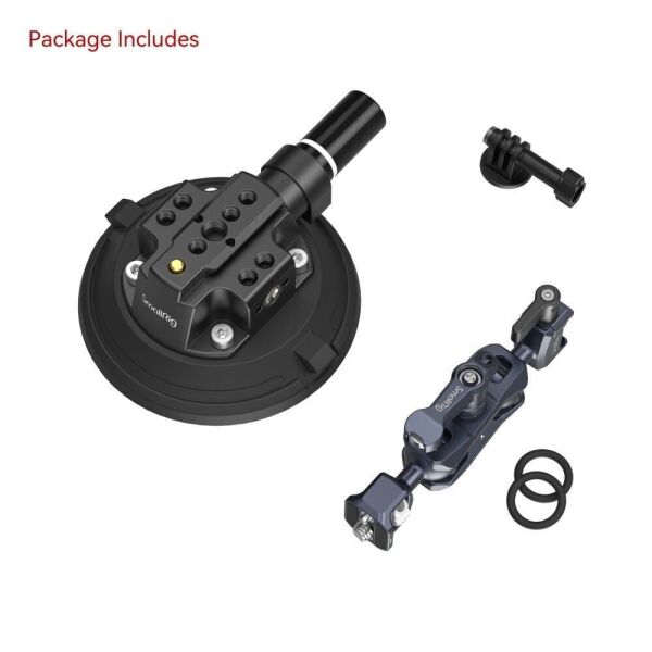 SmallRig 4236C Araç Çekimi için  4'' Vantuzlu Kamera Montaj Kiti