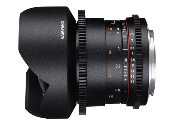 Samyang 14mm T3.1 VDSLR MK1 Cine Lens (Sony E Mount)