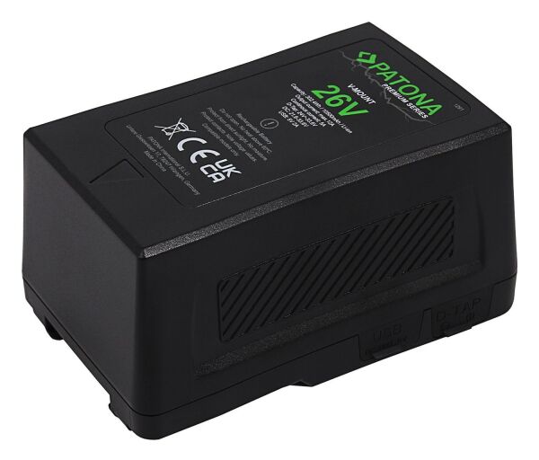 Patona 1291 Premium Battery V-Mount 26V 302Wh F. Led Lamps And Video Cameras