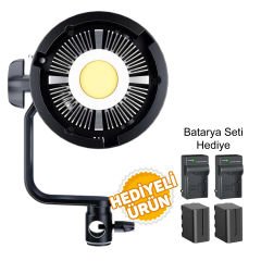 GDX HDB-80W Led Video Işığı - Batarya Seti Hediyeli