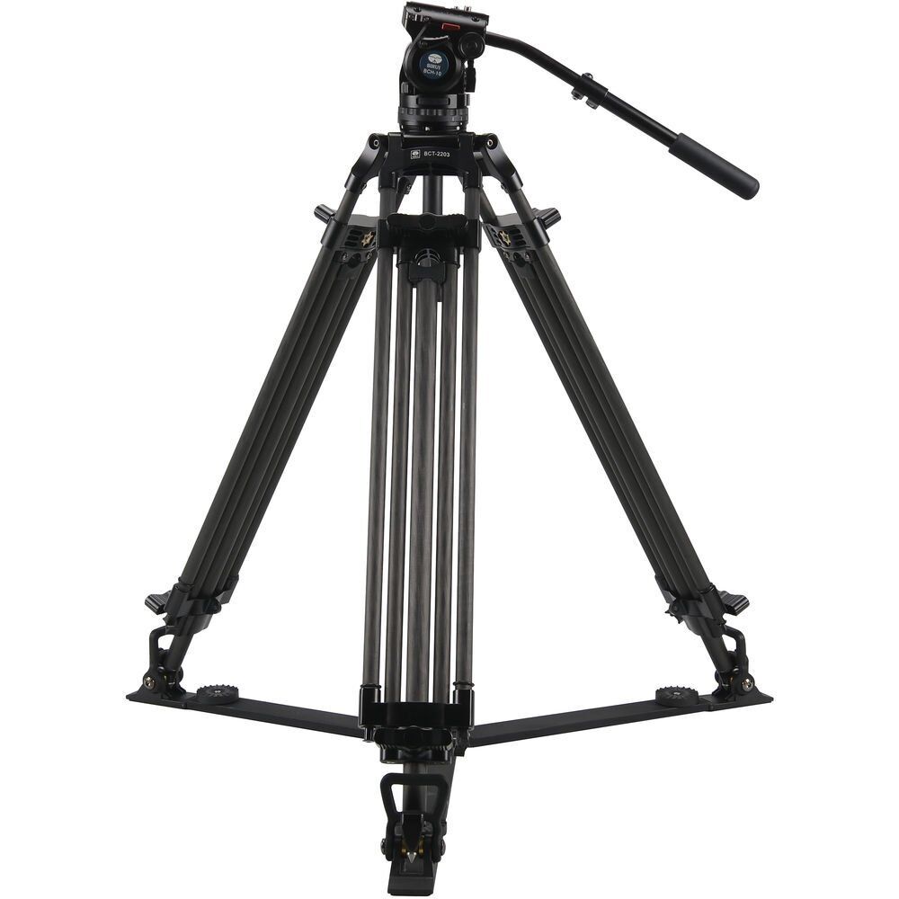 Sirui BCT-2203+BCH-10 Profesyonel Karbon Fiber Video Tripod Kiti