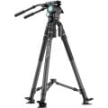 SVS75+SVH15 Carbon Fiber Prof. Video Tripod Kiti