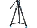 Sirui SVT75 PRO Rapid Karbon Fiber Video Tripod Kiti (SVH15 Kafa ile)