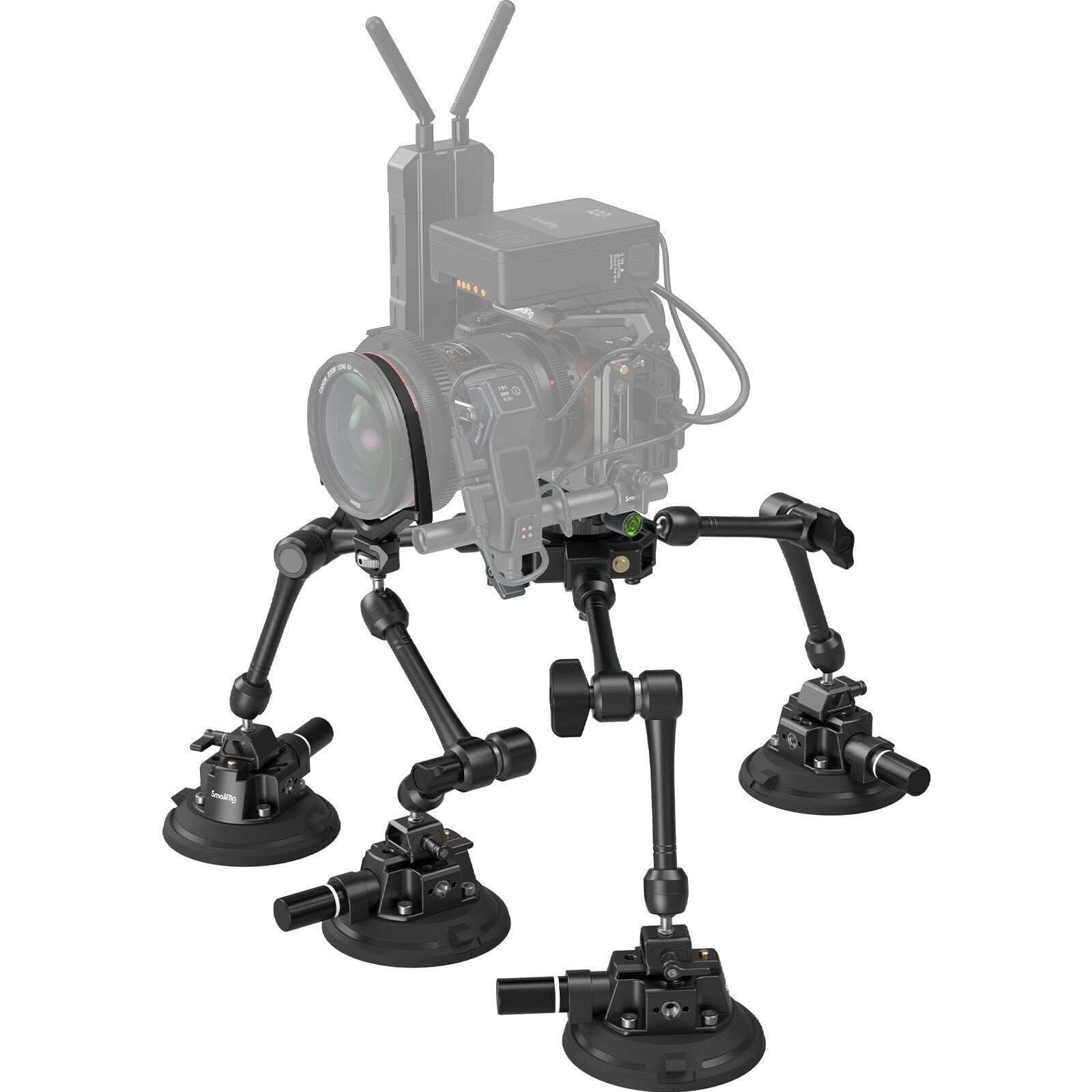 SmallRig SC-15K 3565B 4 Kollu Vantuz Araç Çekimi için Kamera Montaj Kiti
