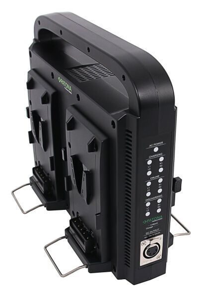 Patona 1698 Compact Parallel 4-Way Slim Charger For V-Mount