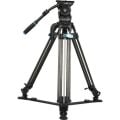 Sirui SQ100+VHS18 Profesyonel Karbon Fiber Video Tripod Kiti