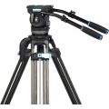 SQ100+VHS18 Carbon Fiber Prof .Video Tripod Kiti