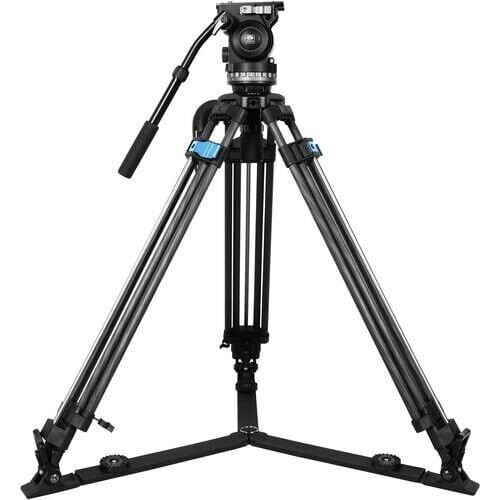 Sirui SQ75 Profesyonel Karbon Fiber Video Tripod Kiti (VHS10 Kafa ile)