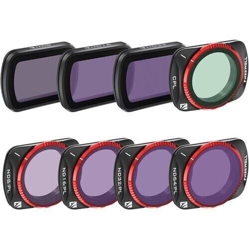 DJI OSMO POCKET 3 - ALL DAY - 8PACK ND8, ND16, ND32, CPL ND8/PL, ND16/PL, ND32/PL, AND ND64/PL