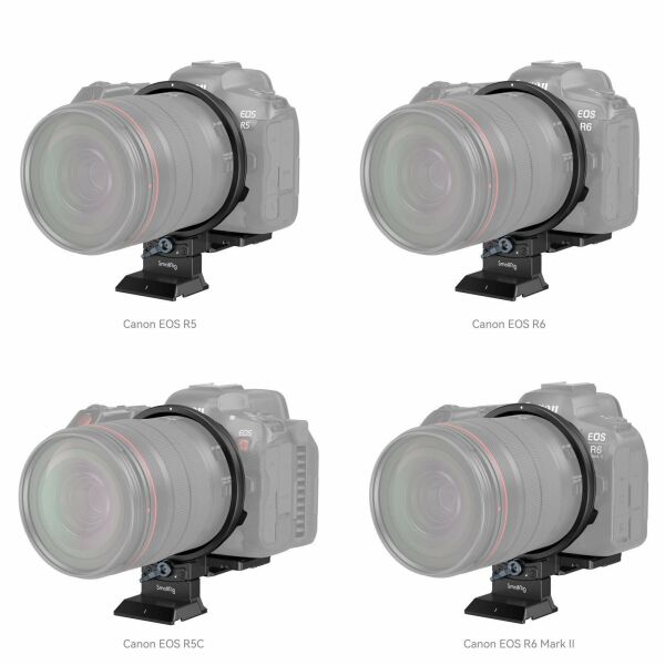 SmallRig 4300 Canon EOS'a R Serisi İçin Döndürülebilir Yataydan Dikeye Montaj Plakası Kiti