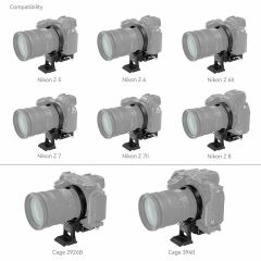 SmallRig 4306 Nikon'a Z Serisi İçin Döndürülebilir Yataydan Dikeye Montaj Plakası Kiti