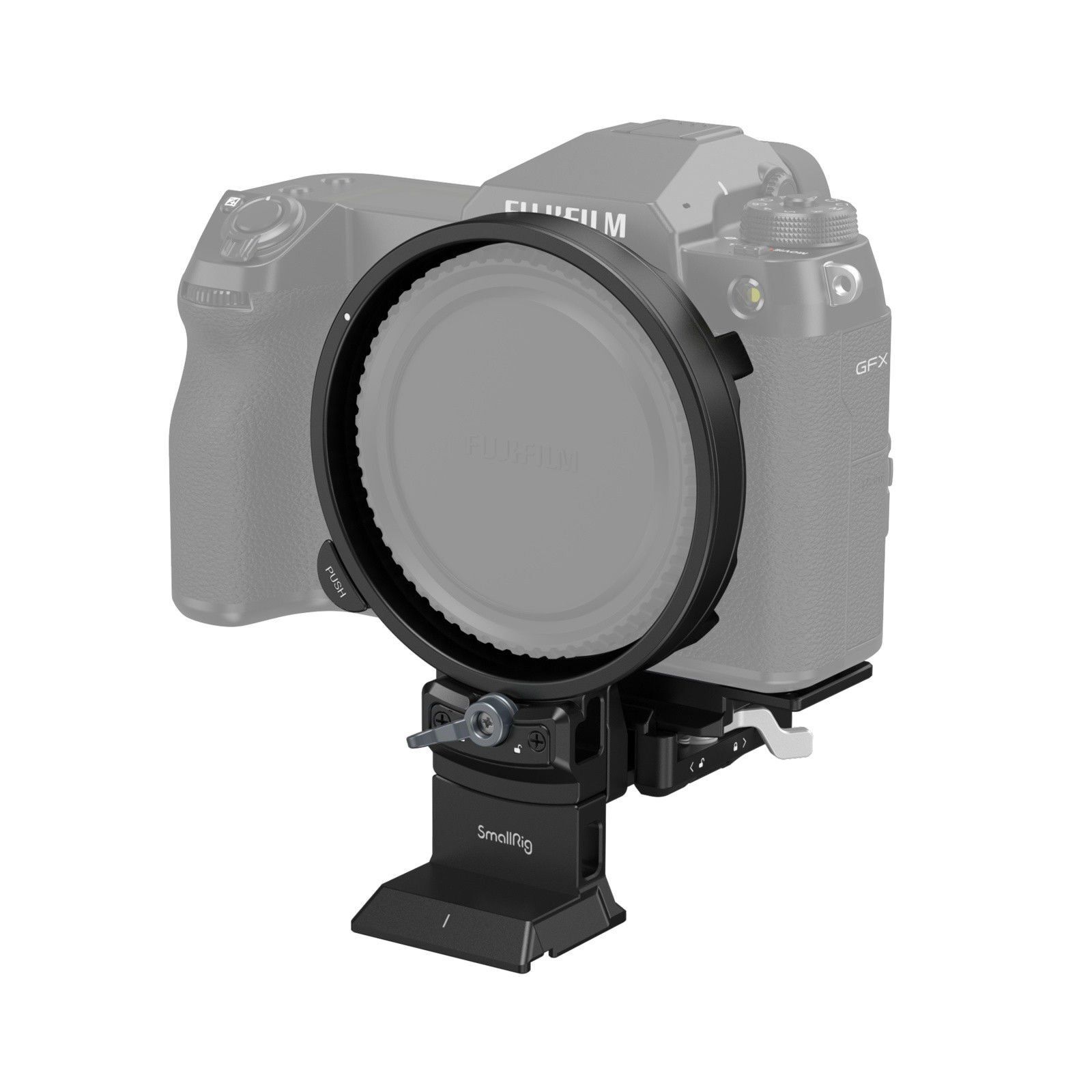 SmallRig 4305 FUJIFILM'e GFX Serisi İçin Döndürülebilir Yataydan Dikeye Montaj Plakası Kiti